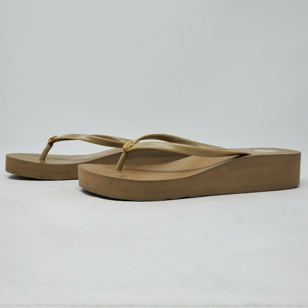 Tory Burch Logo Wedge Platform Flip Flop - Picture 2 of 7